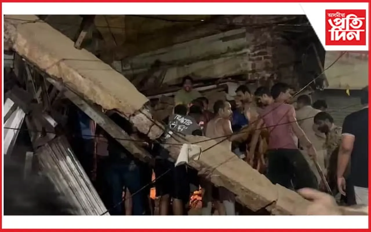 বৰষুণৰ মাজতেই দিল্লীত খহি পৰিল অট্টালিকা...